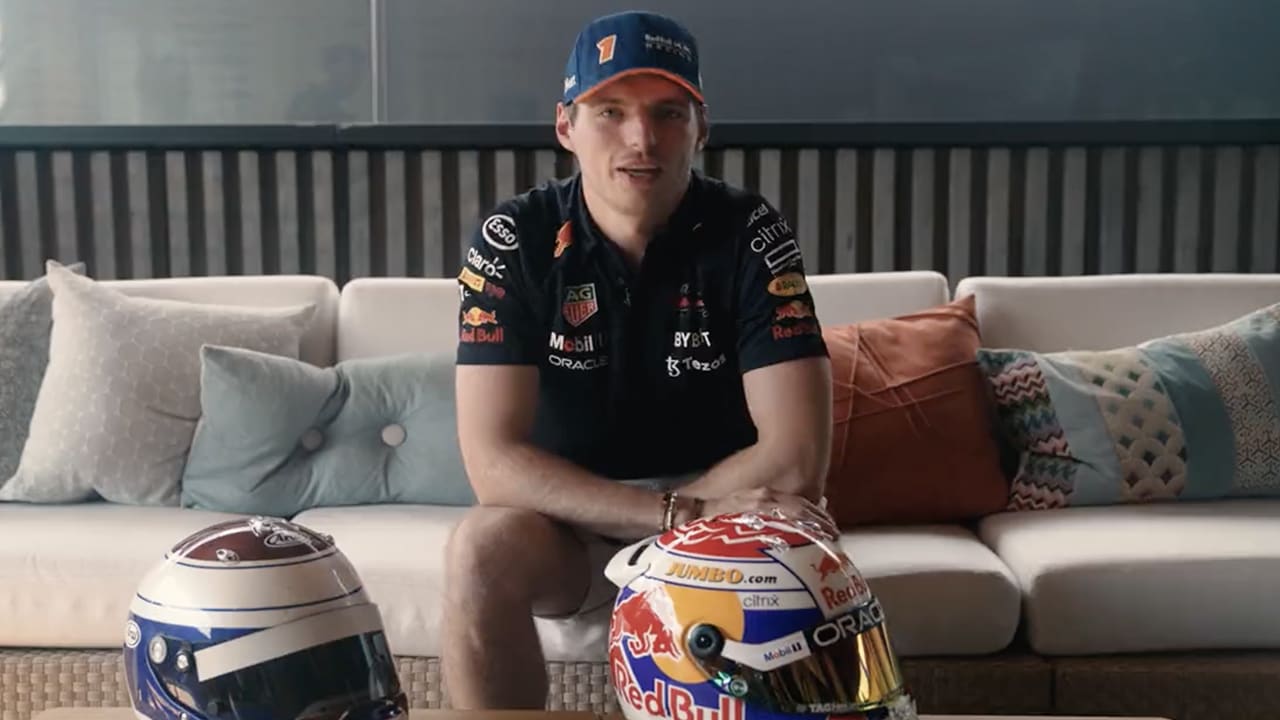Max Verstappen eert vader Jos met speciale helm voor Dutch Grand Prix in Zandvoort