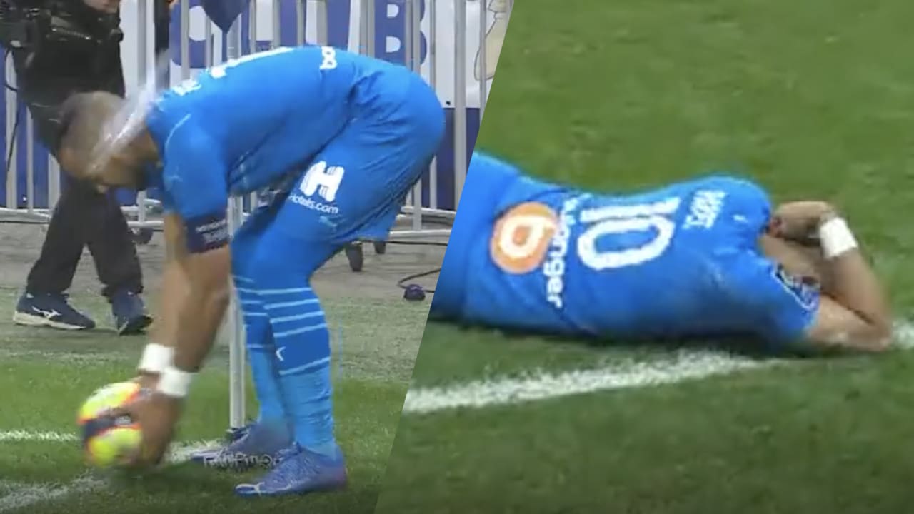 VIDEO: Payet krijgt flesje water naar hoofd gegooid, Lyon-Marseille gestaakt