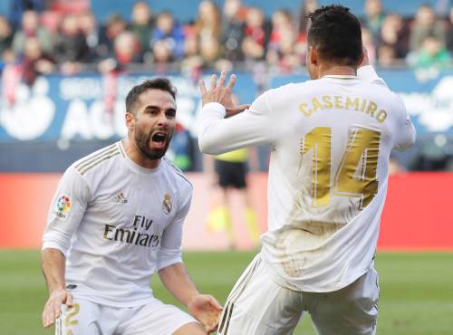 Real Madrid verstevigt eerste plek met winst op Osasuna