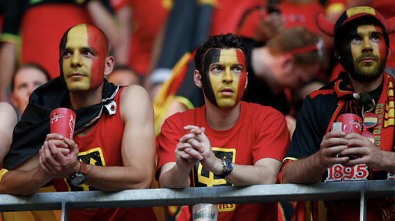 Belgische supporters 'heel diep in het hart geraakt'