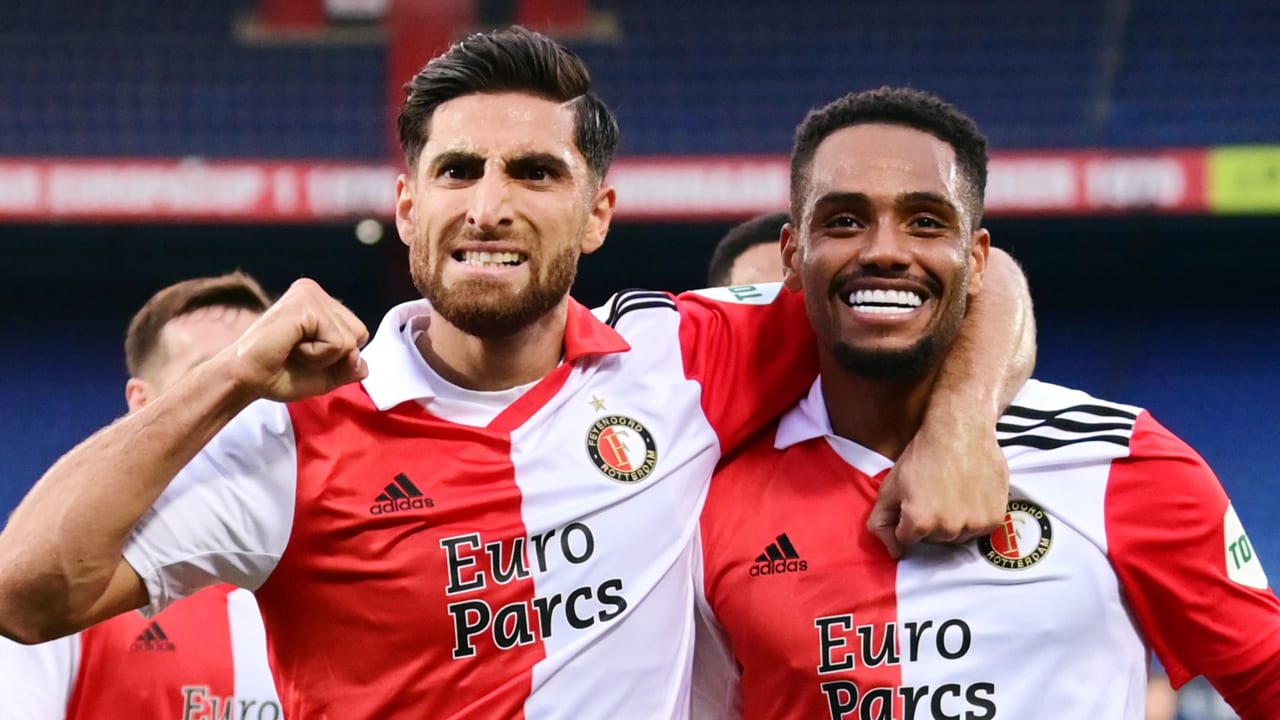 Feyenoord laat Sturm Graz kansloos (6-0) en neemt koppositie over