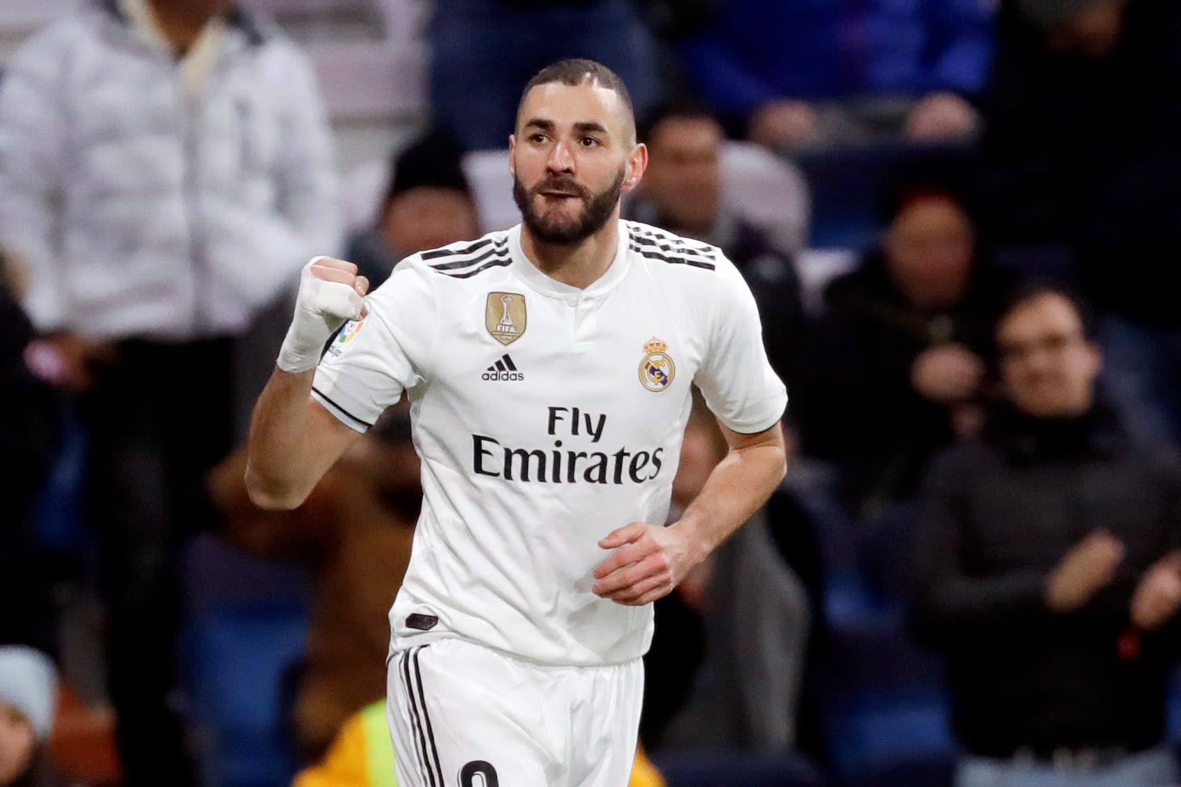 Real Madrid traint zonder Benzema