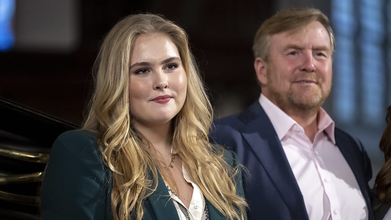 Prinses Amalia weer in openbaar sinds bekendmaking dreiging