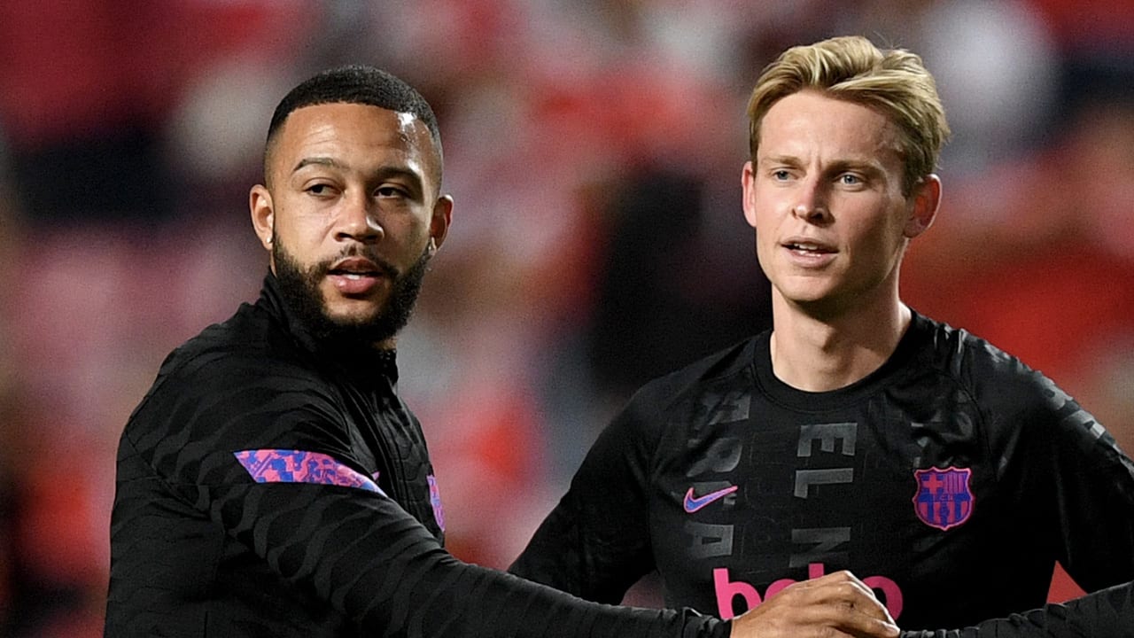 De Jong en Depay reageren op ontslag Koeman