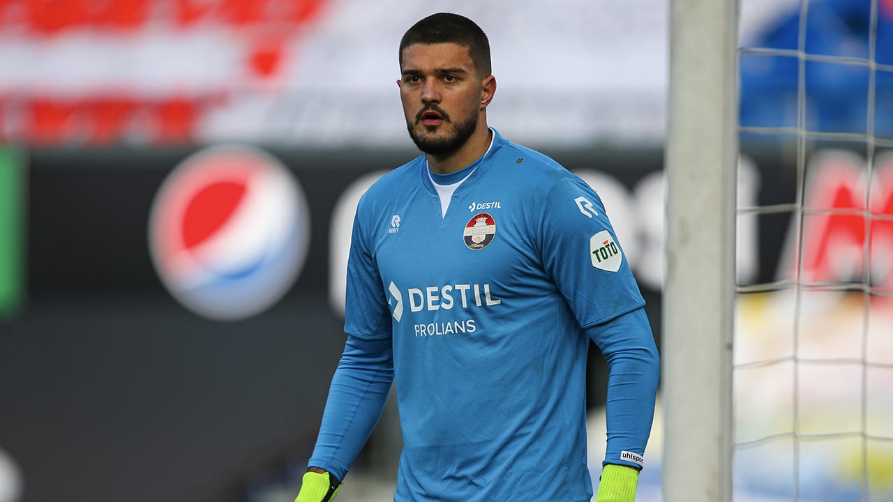 Willem II-keeper Muric uit de nationale selectie van Kosovo gezet