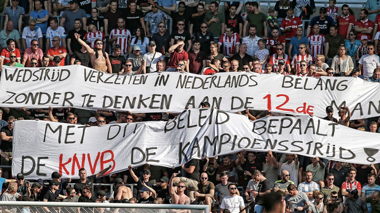 PSV-supporters over verplaatsing Eredivisie: 'KNVB bepaalt kampioensstrijd'