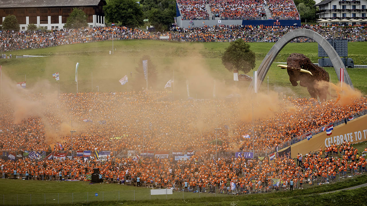 Oostenrijkse politie ontving geen klachten over wangedrag F1-fans: 'Alles liep volgens plan'