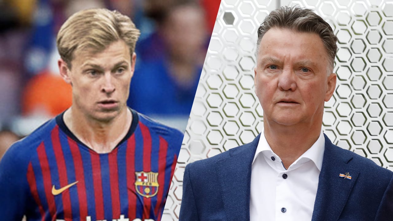 Van Gaal zet vraagtekens bij transfer De Jong naar Barcelona