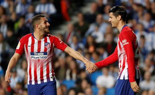 Morata zet Atlético steviger op tweede plek