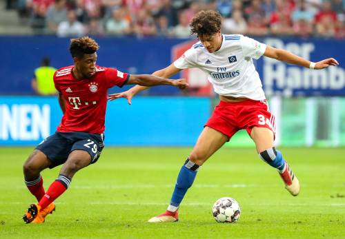 Coman na maanden terug op trainingsveld