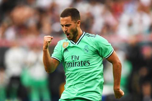 Hazard scoort voor het eerst bij Real Madrid