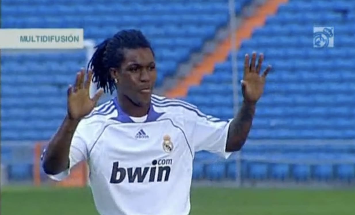 Once upon a time.. Real Madrid presenteert Royston Drenthe 