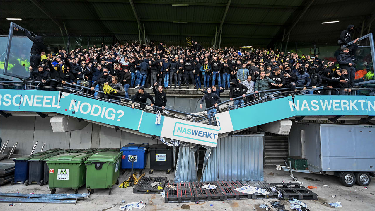 NEC-directeur Van Schaik reageert: 'Een container onder de tribune heeft erger voorkomen'