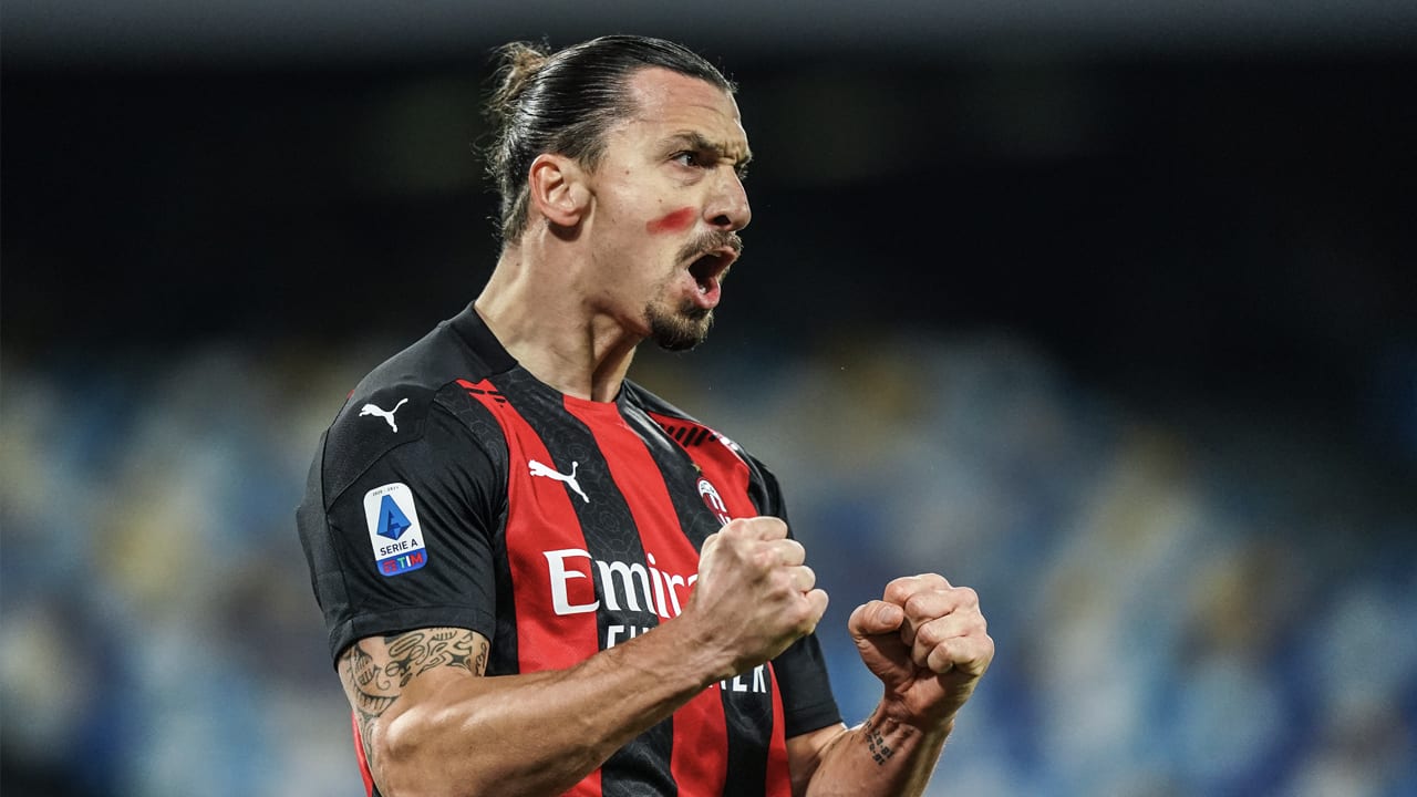 Zlatan leidt AC Milan met twee doelpunten langs Napoli
