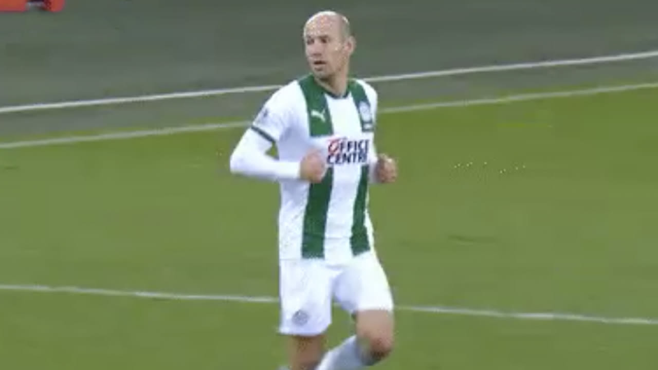 Arjen Robben maakt rentree bij Groningen na blessure