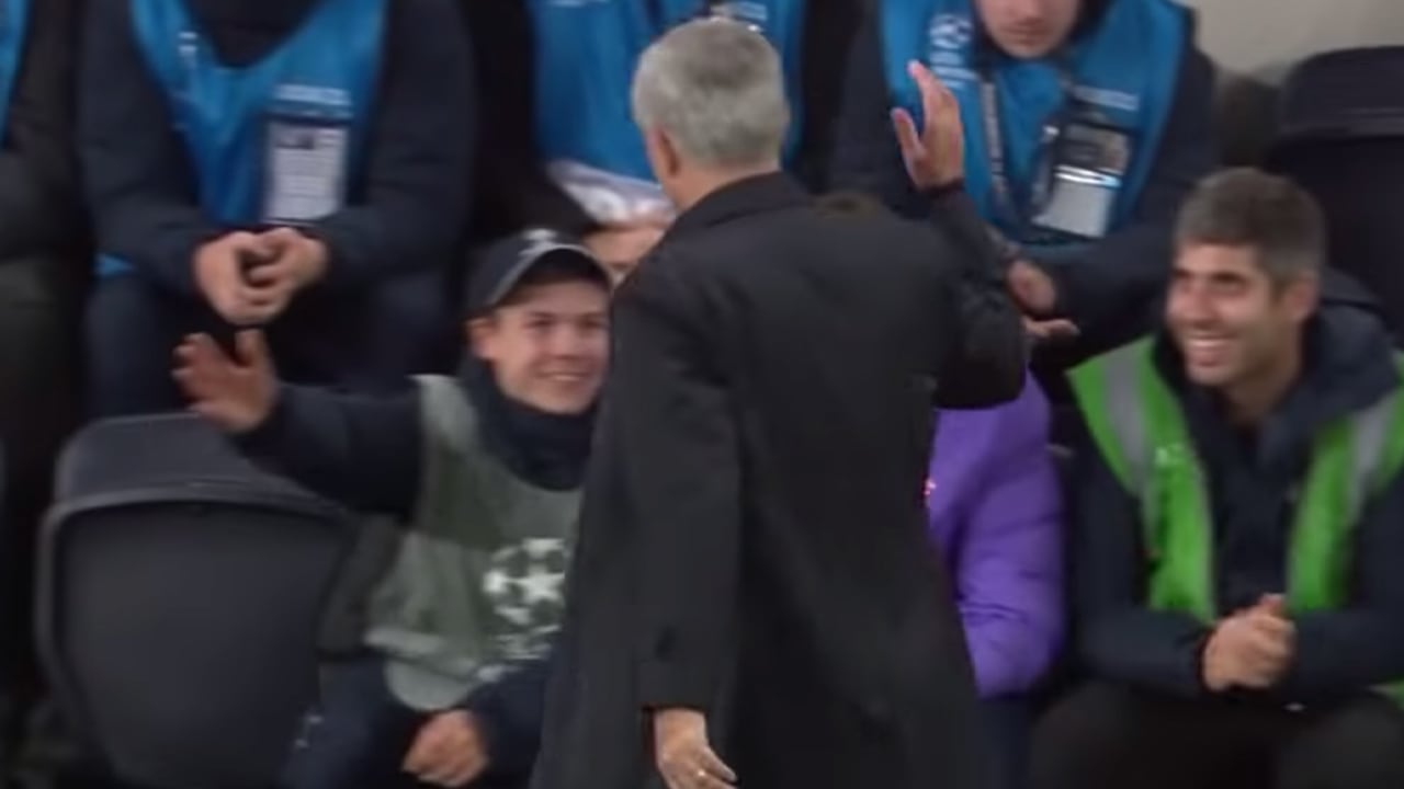Mourinho vol lof over ballenjongen: 'Hij was briljant vandaag'
