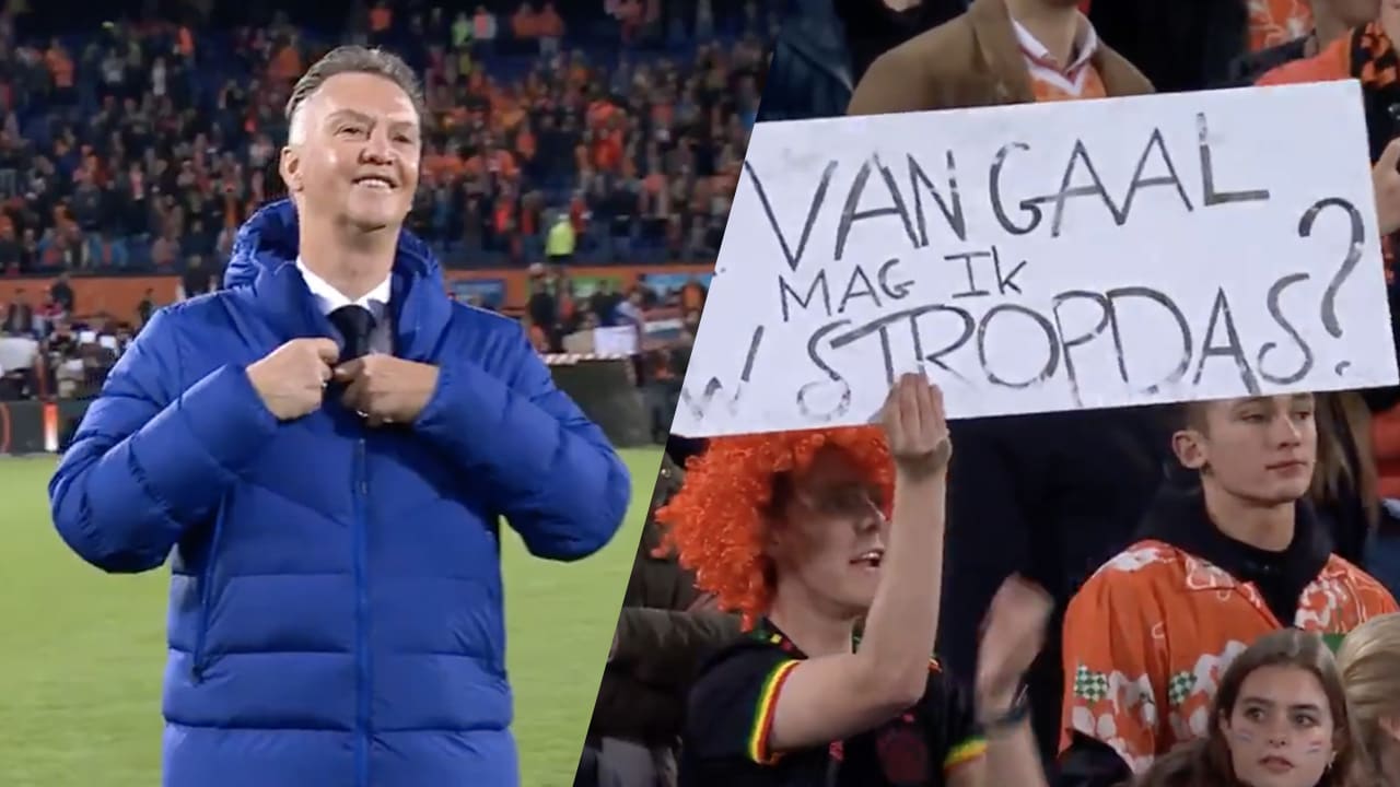Oranje-supporter heeft speciaal verzoek voor Louis van Gaal