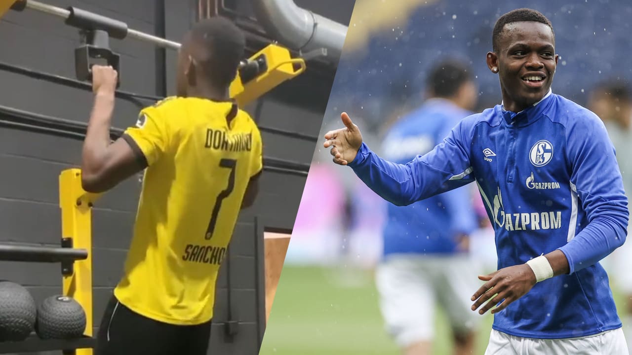 Schalke-talent Matondo krijgt op z'n kop na foto in Dortmund-shirt
