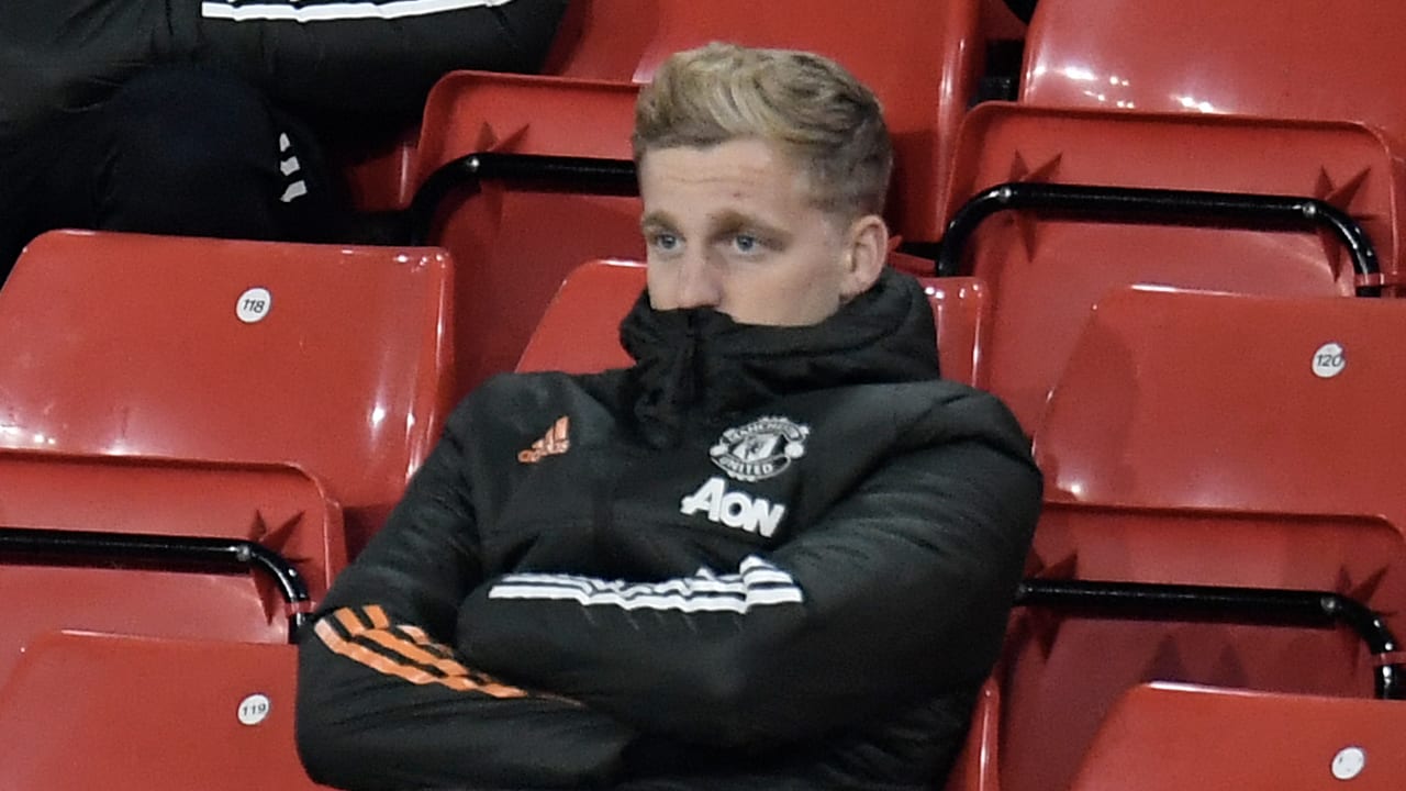 Van de Beek pas na 'break' terug bij Manchester United