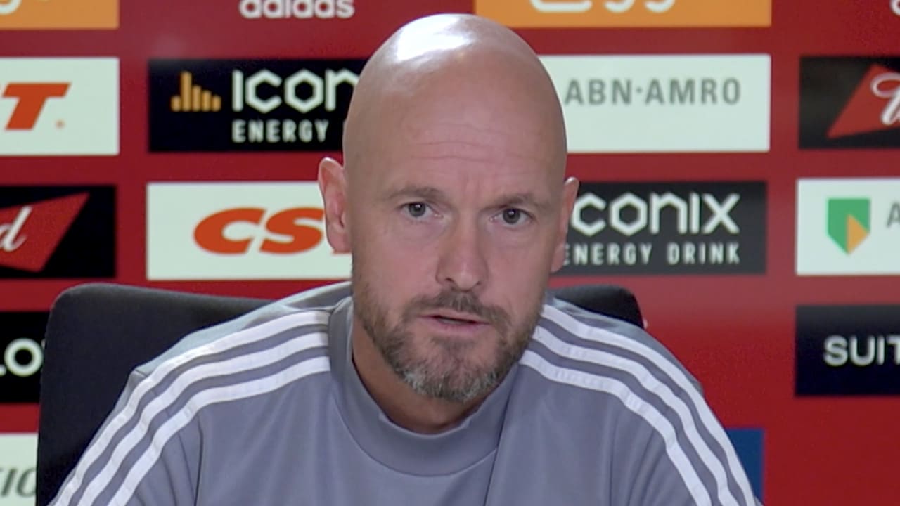 Ten Hag bevestigt dat hij 100% zeker bij Ajax blijft