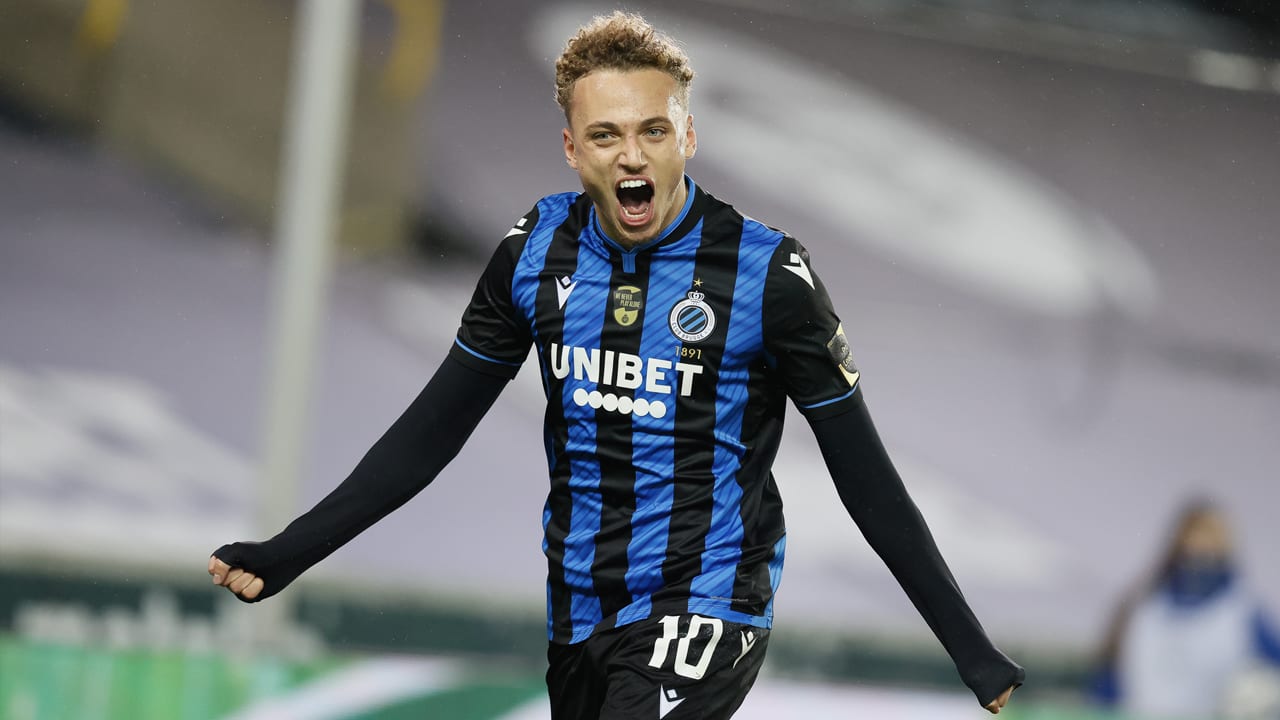 Noa Lang trefzeker bij ruime zege Club Brugge