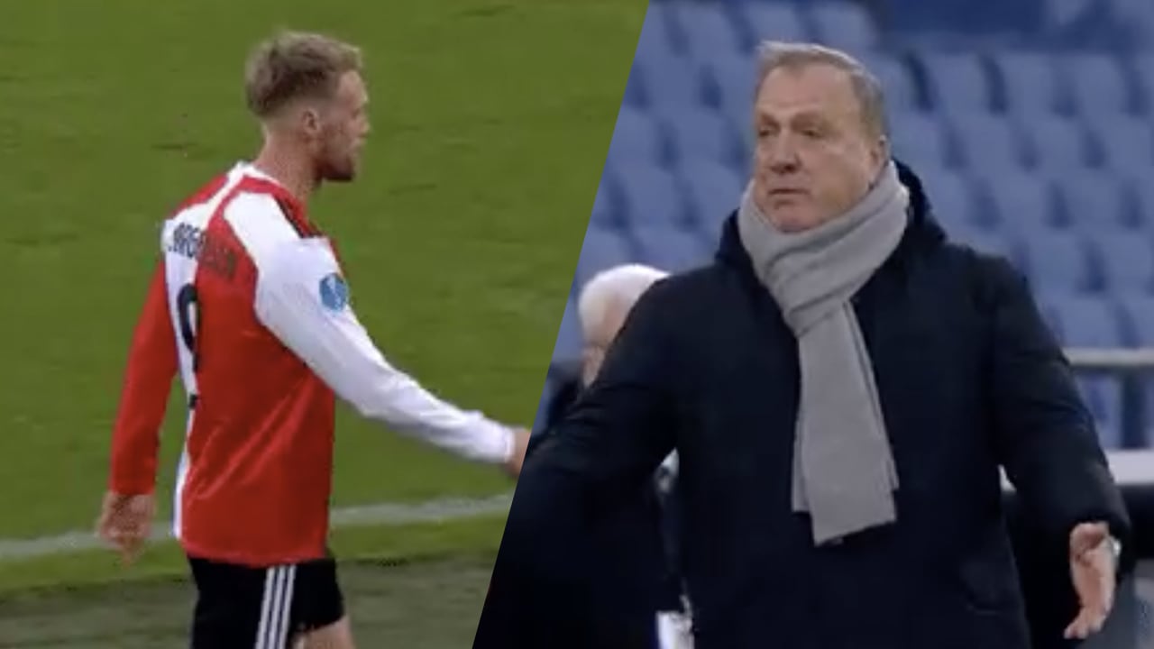 Woordenwisseling tussen Advocaat en Jørgensen na wissel