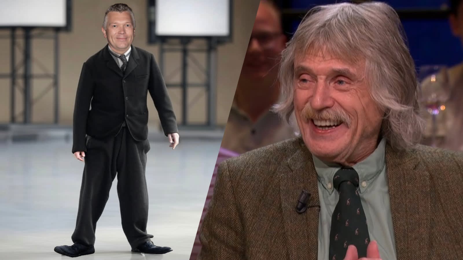 Johan vertelt details over Wouter de Winther: 'Hij loopt als Charlie Chaplin!'