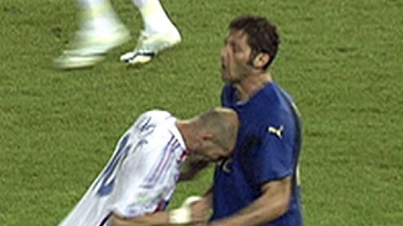 13 jaar geleden: Zidane deelt kopstoot uit in WK-finale