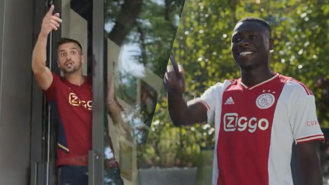 Video: Ajax-spelers schitteren in reclame: 'Tadic pakt straal!'