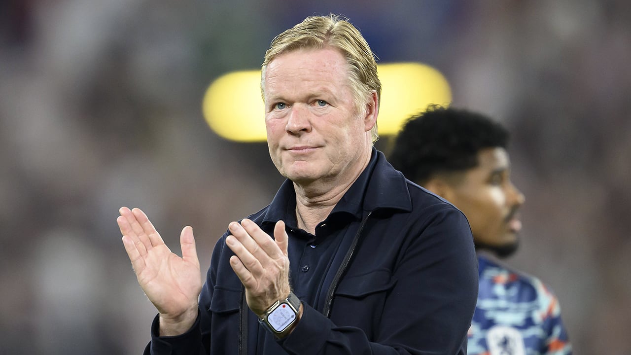 Ronald Koeman richt zich tot spelers, staf en fans: 'Oranje weer op de kaart gezet'