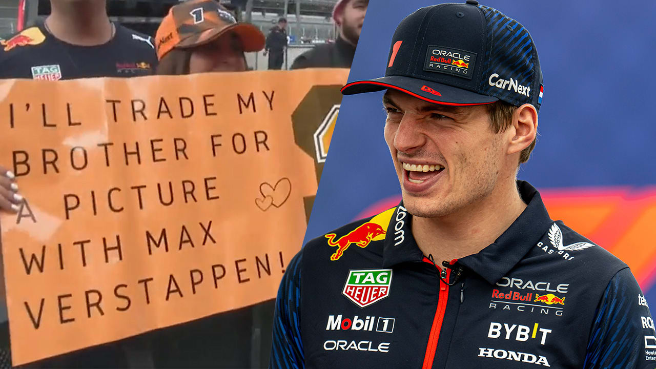 Max Verstappen-fan biedt broer aan in ruil voor foto: 'Ik hou zoveel van je Max!'