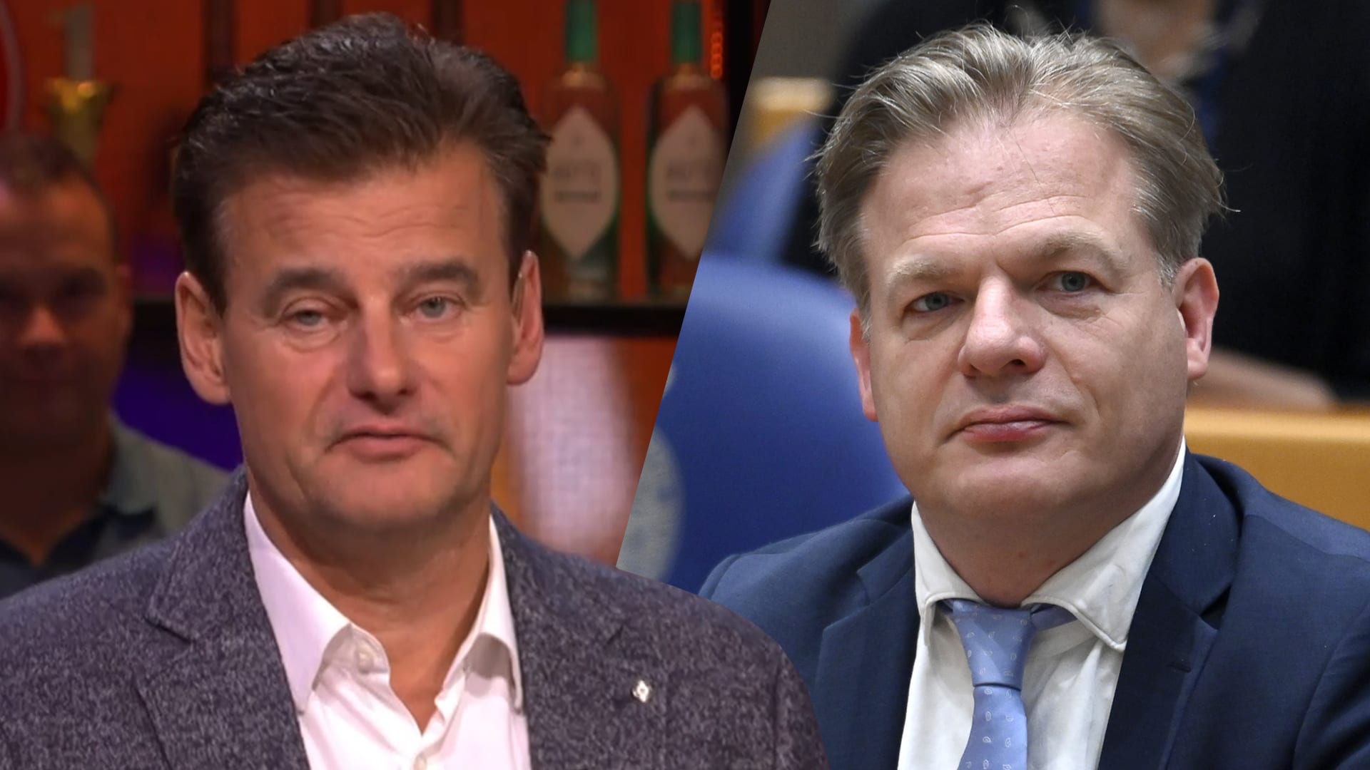 Wilfred richt zich live in de uitzending tot Pieter Omtzigt: ‘SMS Johan even...'