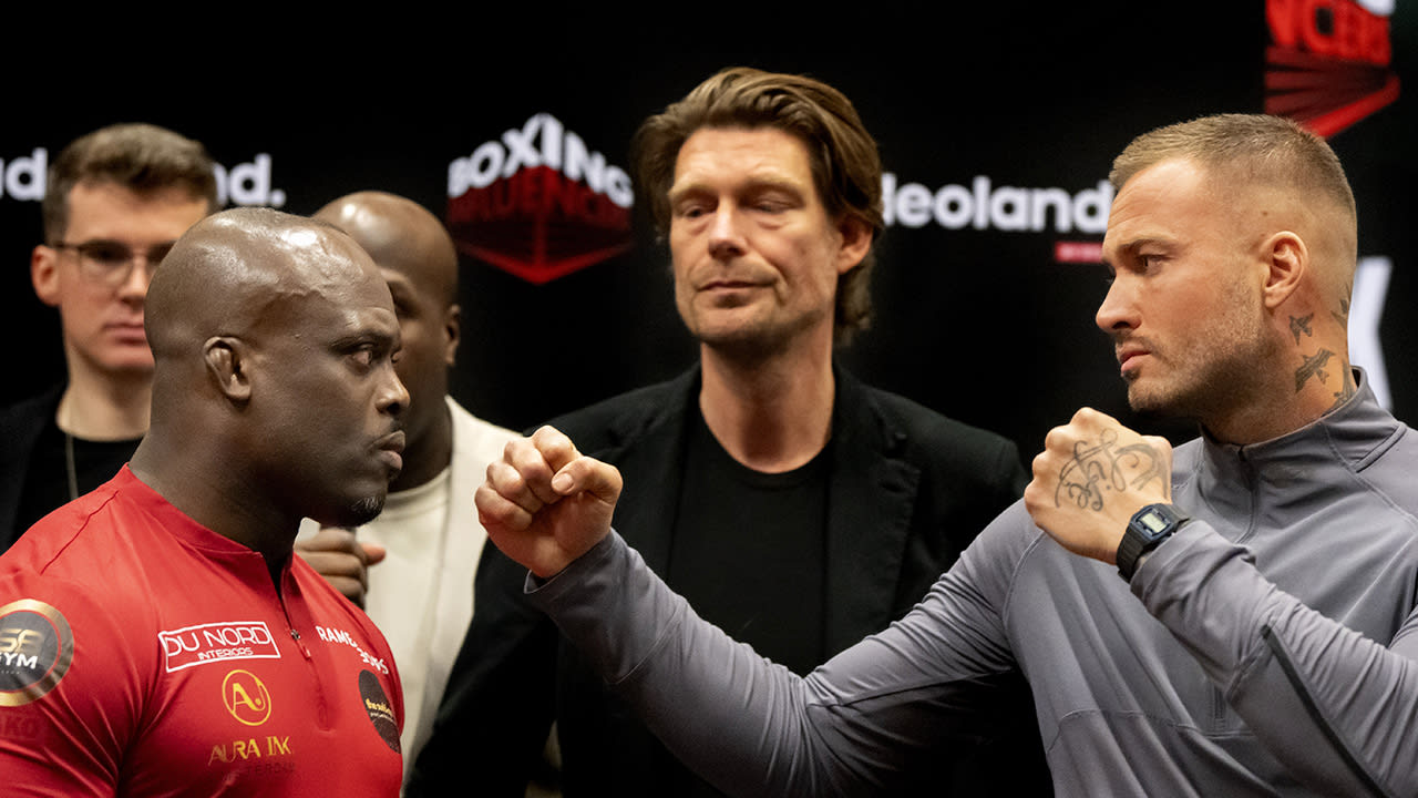 Melvin Manhoef slaat Dave Roelvink in twee rondes neer bij boksevenement