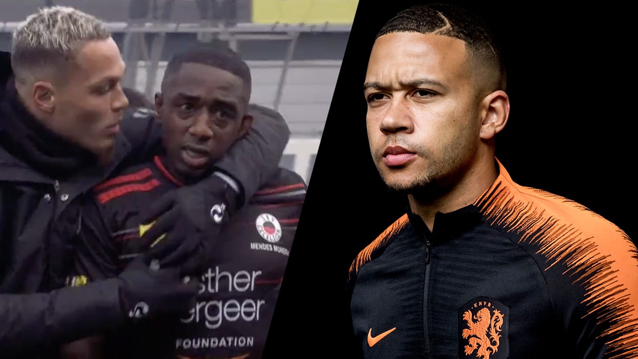 Memphis reageert op racisme bij FC Den Bosch - Excelsior 