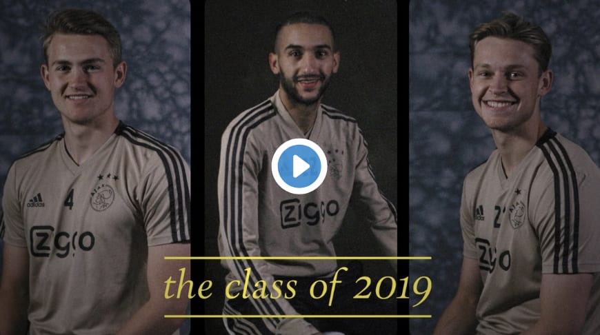 WAUW! Ajax eert 'Class of 2019' met prachtige video