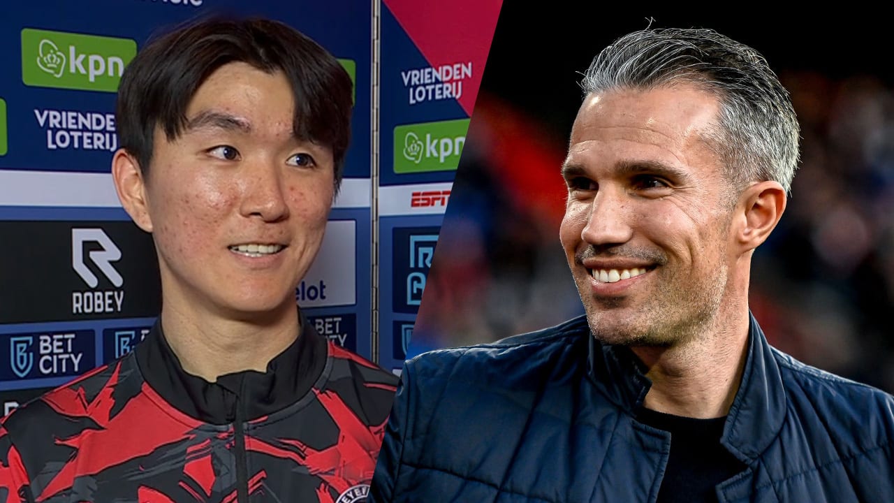 Hwang In-beom onder de indruk: 'Van Persie heeft nu nog steeds de beste techniek van de selectie'