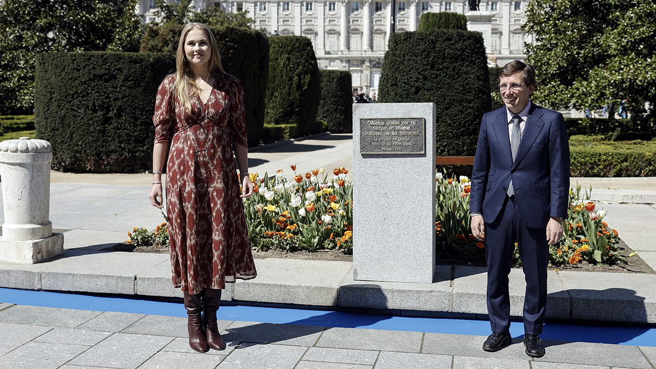 Prinses Amalia bedankt de stad Madrid: 'Tweede thuis'