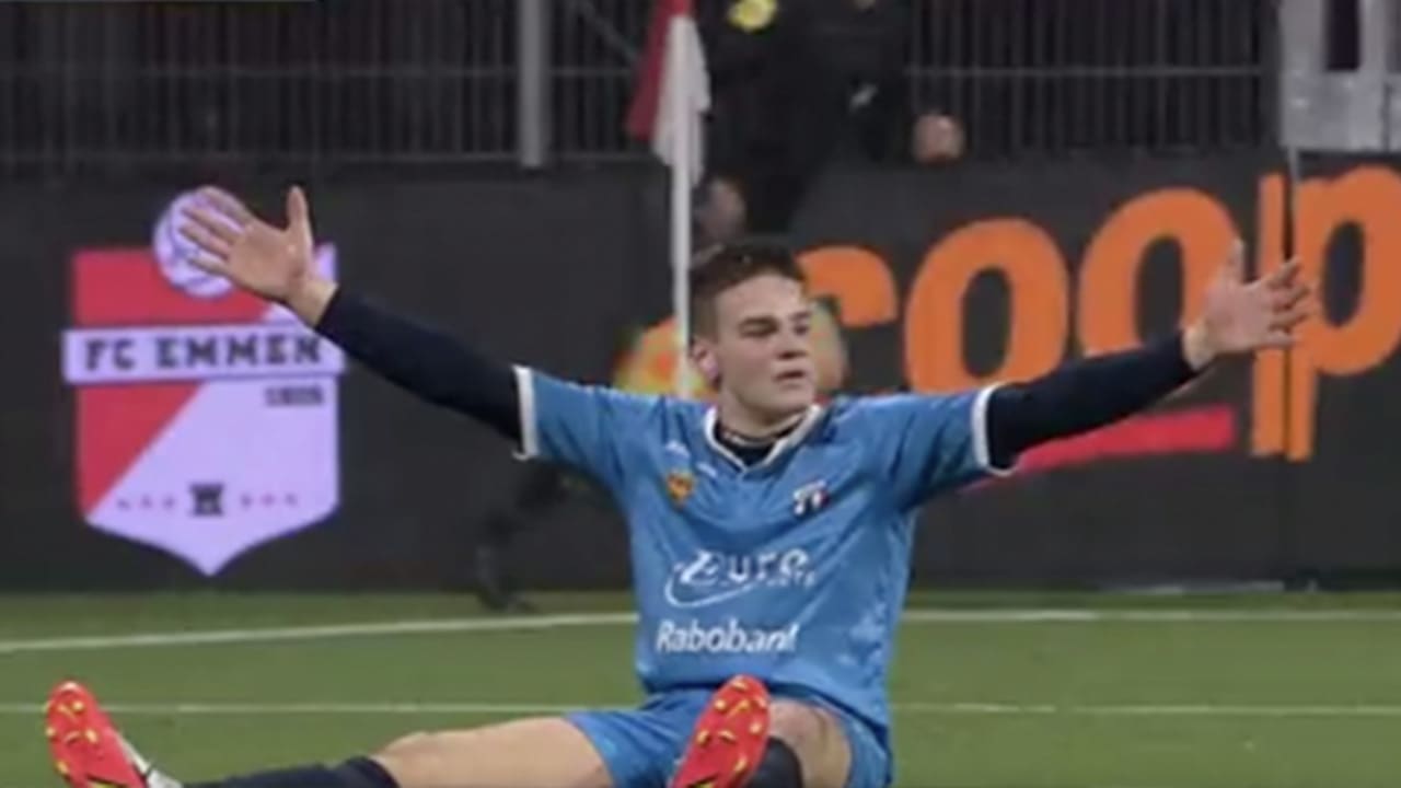 VIDEOGOAL: FC Emmen onderuit tegen amateurs van Excelsior Maassluis door late treffer