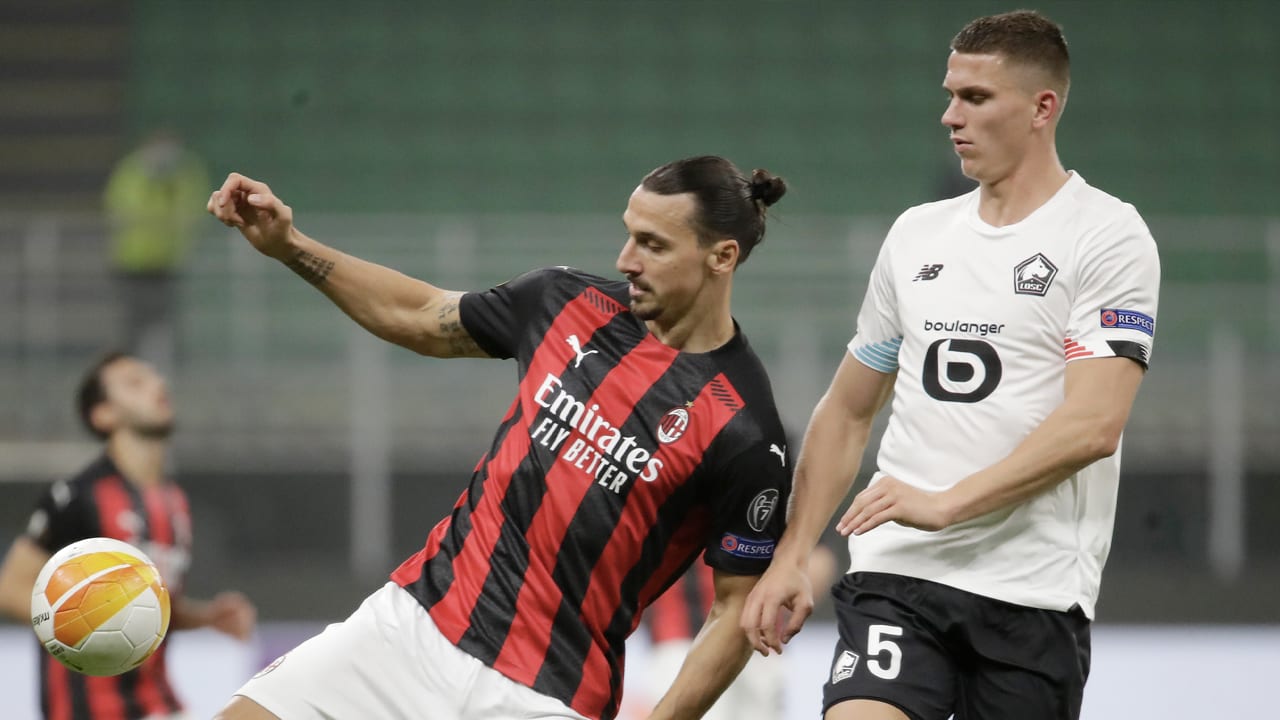 Botman verslaat met Lille het AC Milan van Zlatan