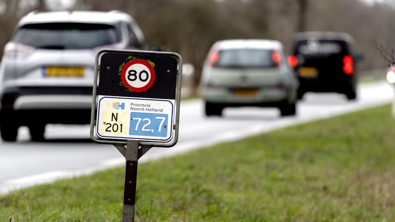 Veilig Verkeer Nederland: voortaan 60 rijden op 80 km-wegen