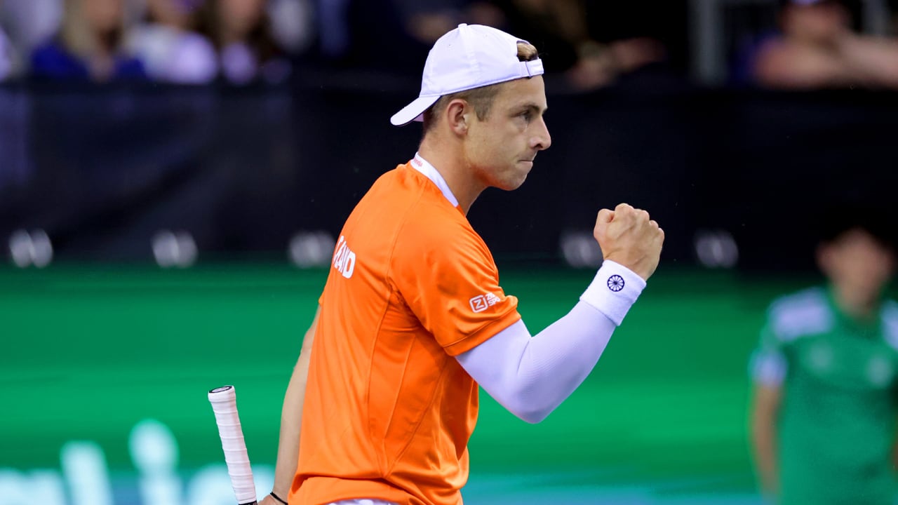 Tennissers groepswinnaar in Daviscup Finals na zege op VS