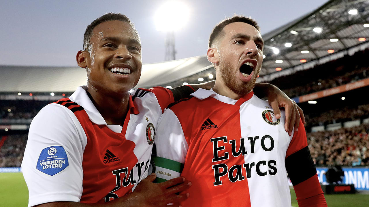 Feyenoord wint ruim van Excelsior en is voor het eerst in zes jaar winterkampioen