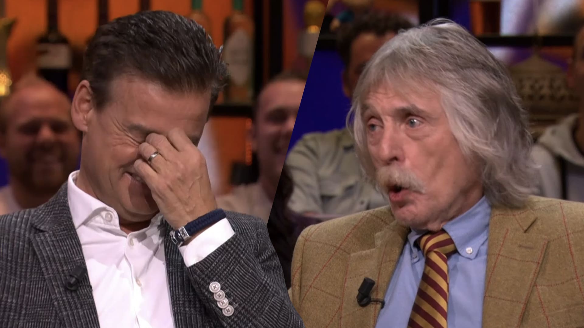 Johan vertelt heerlijke anekdote over knorrende neef: 'Ik heb een hele interessante familie'