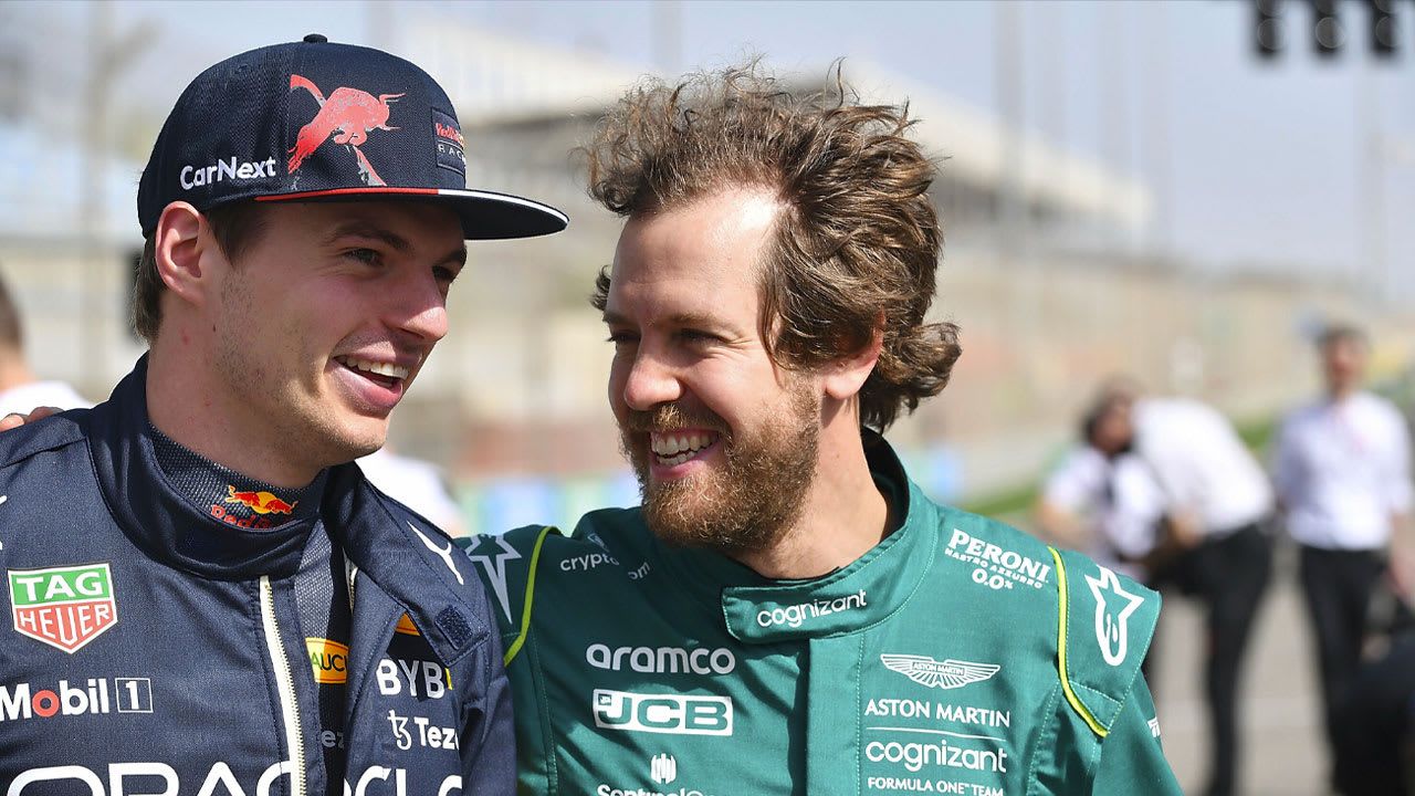 Vettel lovend over Verstappen na verbreken F1-record: ‘Kan er alleen maar voor applaudisseren’ 