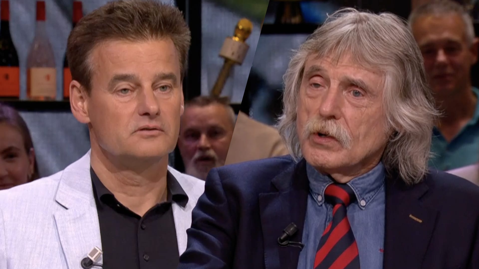Johan deelt verrassend compliment uit, Wilfred reageert verbaasd: 'Sorry?!'