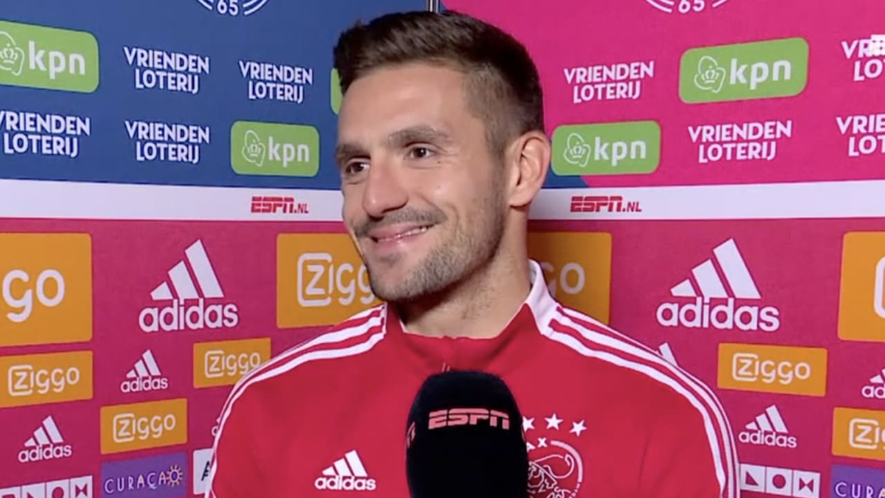 Tadic: 'My goal is that Ajax ’pak schaal’ every year'