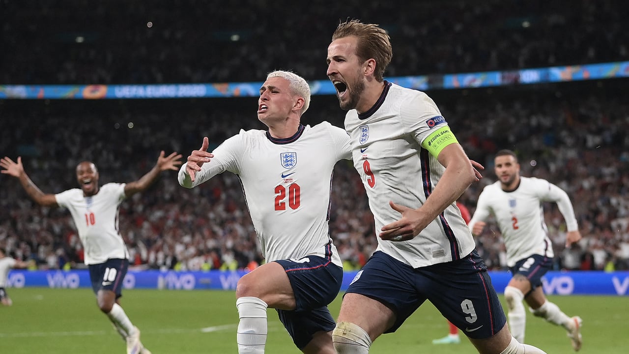 Harry Kane schiet Engeland naar EK-finale