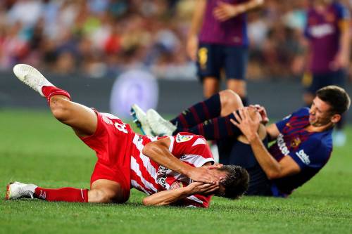 Verbazing alom over rode kaart bij Barcelona