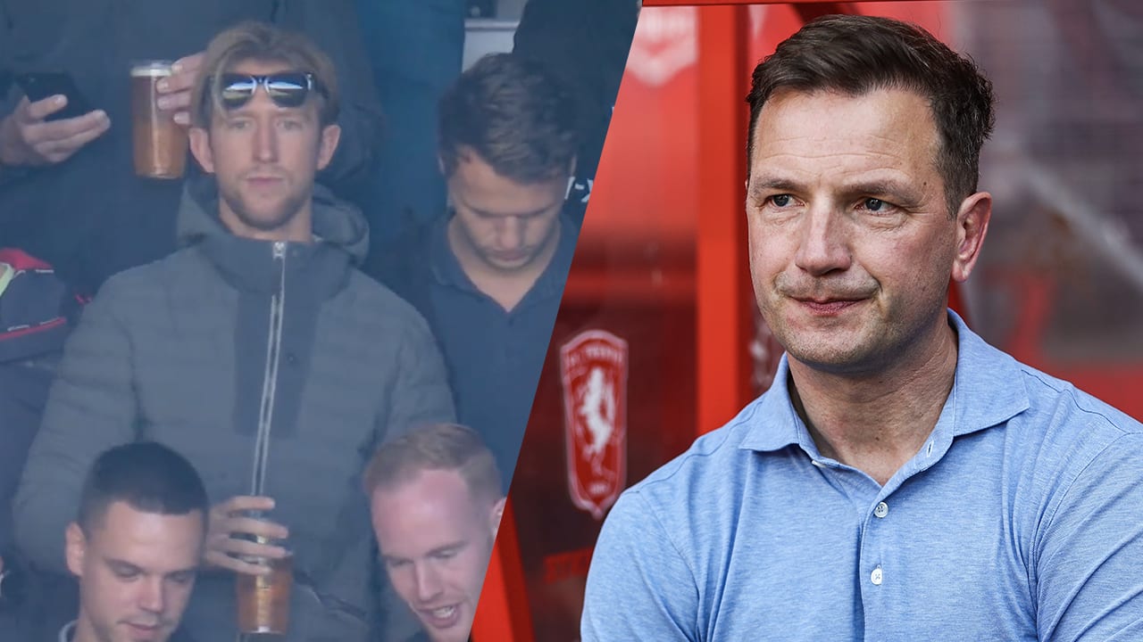 Bruggink niet blij met bierdrinkende Vlap in uitvak bij Heracles: 'Niet heel handig'