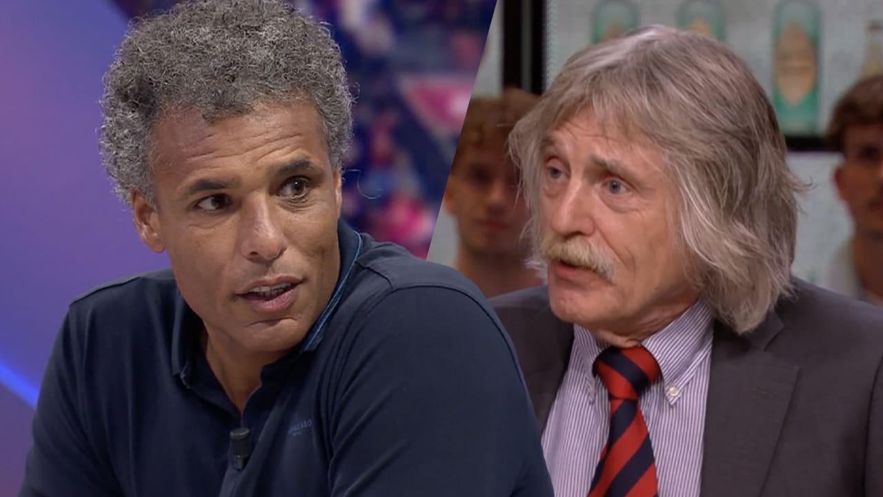 Johan ergerde zich aan Van Hooijdonk bij Studio Voetbal: 'Hij zat erbij als een ziek vogeltje!'